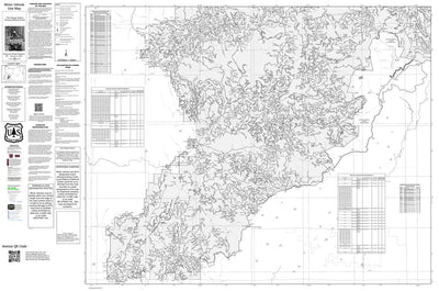 Umpqua NF - Tiller RD - Motor Vehicle Use Map Preview 1