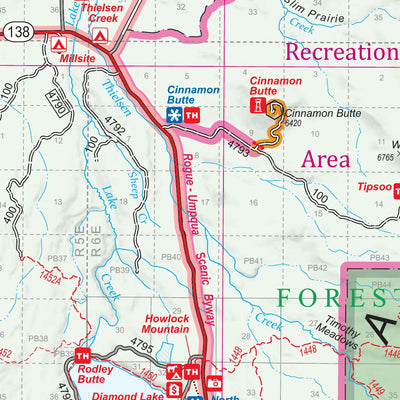 Upper Klamath Basin Recreation Map North Preview 2