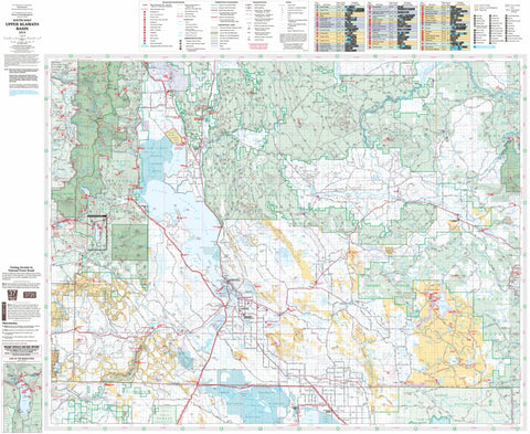 Upper Klamath Basin Recreation Map South Preview 1