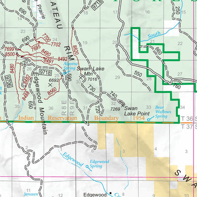 Upper Klamath Basin Recreation Map South Preview 2