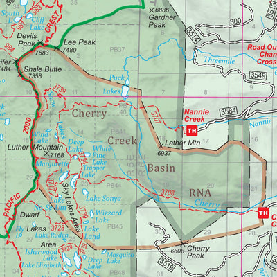 Upper Klamath Basin Recreation Map South Preview 3