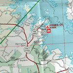 US Forest Service R8 Angelina National Forest Visitor Map digital map