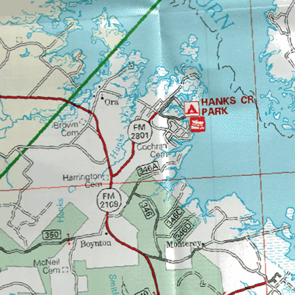 Angelina National Forest Visitor Map by US Forest Service R8 Avenza Maps