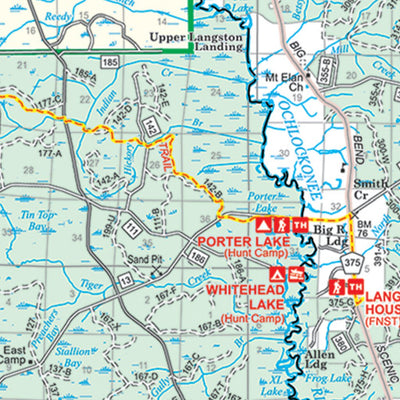 Apalachicola National Forest Visitor Map Preview 2