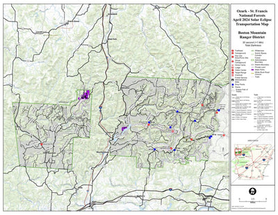 US Forest Service R8 BostonMtnRD Transportation digital map