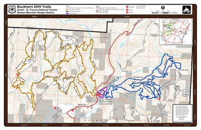 US Forest Service R8 Buckhorn OHV Trail - Ozark National Forest, Boston Mountain Ranger District digital map