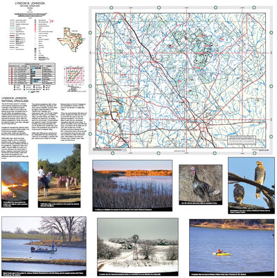 US Forest Service R8 Caddo-Lyndon B. Johnson National Grasslands, Forest Visitor Map, FVM Bundle bundle