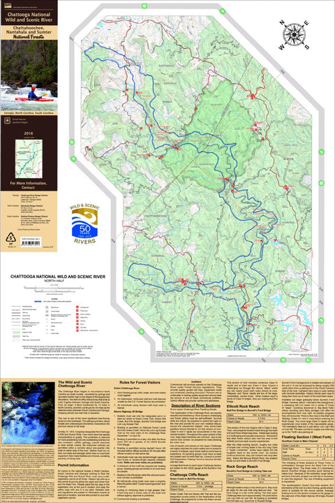 US Forest Service R8 Chattooga National Wild and Scenic River - North digital map