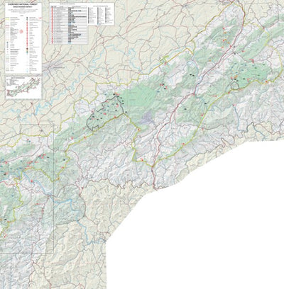 US Forest Service R8 Cherokee National Forest, Unaka Ranger District East ADMIN ONLY digital map