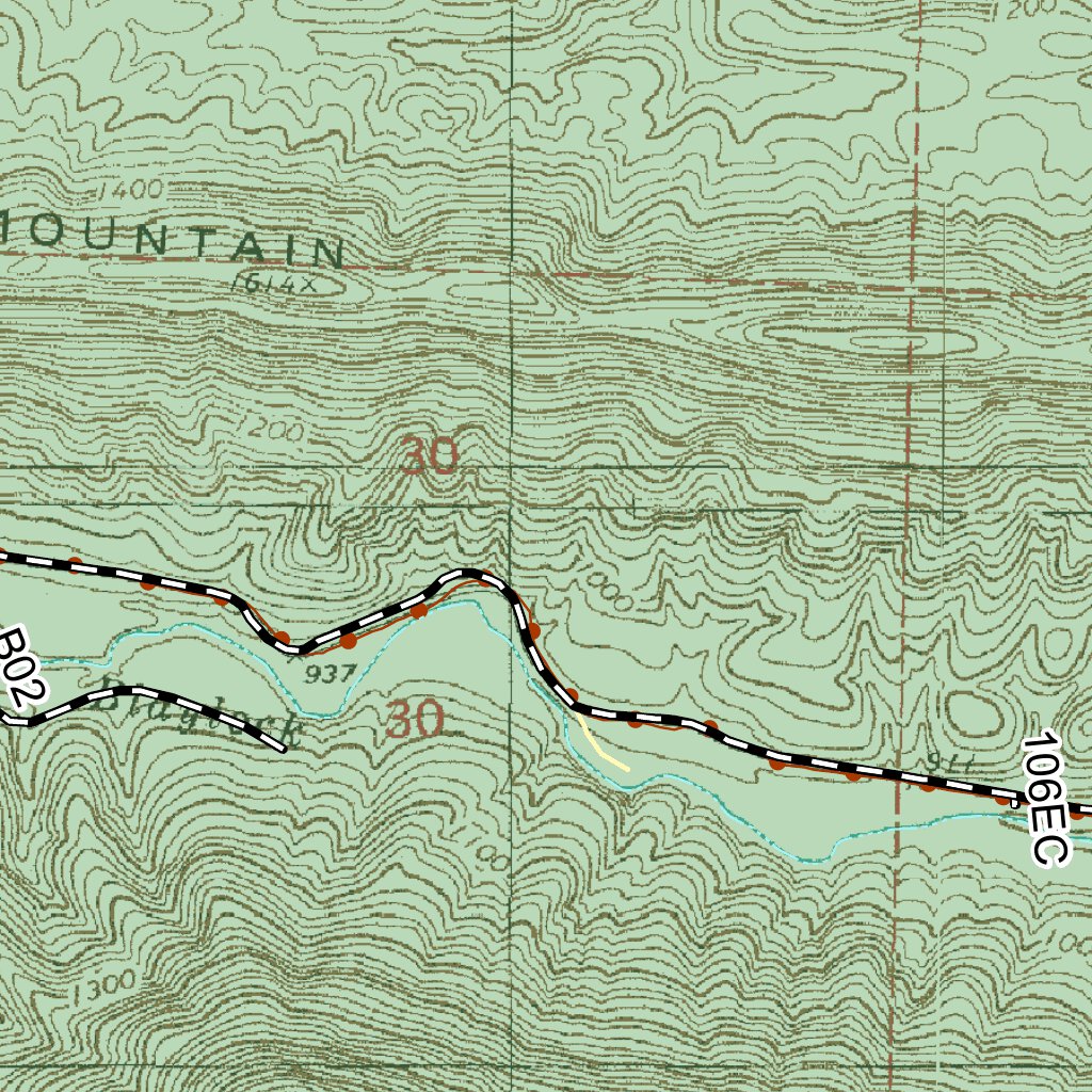 Eagle Rock Loop Trail Ouachita National Forest Map by US Forest