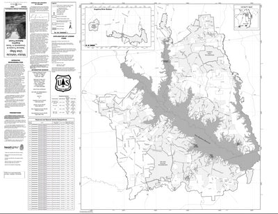Motor Vehicle Use Map, MVUM, Angelina National Forest Preview 1