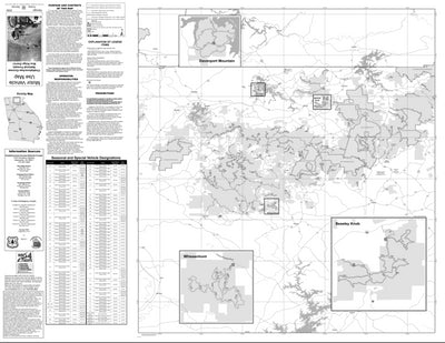 Motor Vehicle Use Map, MVUM, Blue Ridge District, Chattahoochee-Oconee National Forest Preview 1