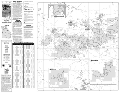 Motor Vehicle Use Map, MVUM, Blue Ridge District, Chattahoochee-Oconee National Forest Preview 1
