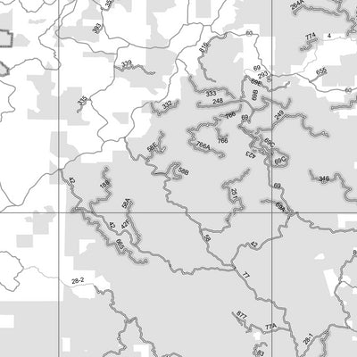 Motor Vehicle Use Map, MVUM, Blue Ridge District, Chattahoochee-Oconee National Forest Preview 2