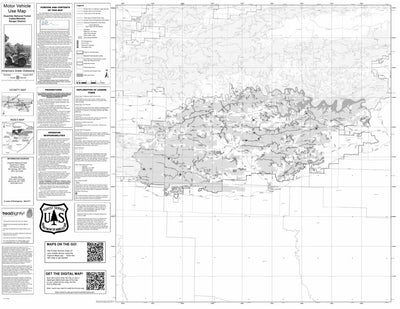 Motor Vehicle Use Map, MVUM, Caddo and Womble District, Ouachita National Forests Preview 1