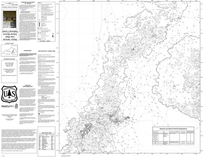 Motor Vehicle Use Map, MVUM, London District, Daniel Boone National Forest Preview 1