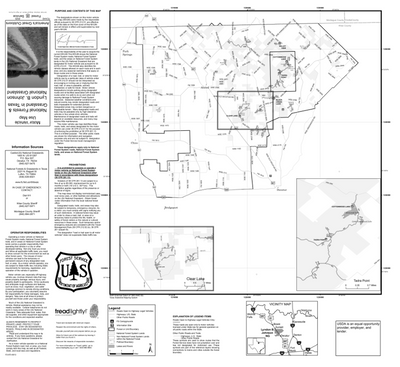 Motor Vehicle Use Map, MVUM, Lyndon B. Johnson National Grassland Preview 1