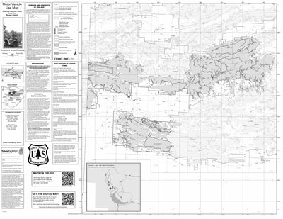 Motor Vehicle Use Map, MVUM, Mena and Oden District, Ouachita National Forests Preview 1