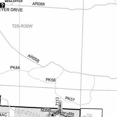 Motor Vehicle Use Map, MVUM, Mena and Oden District, Ouachita National Forests Preview 2