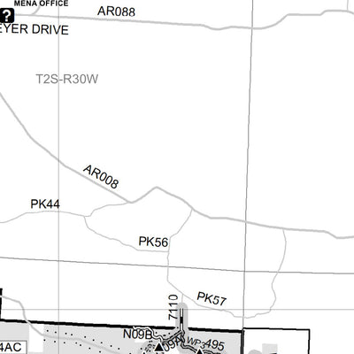 Motor Vehicle Use Map, MVUM, Mena and Oden District, Ouachita National Forests Preview 2