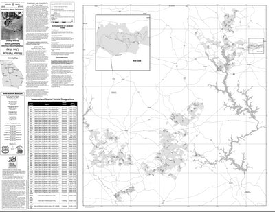 Motor Vehicle Use Map, MVUM, Oconee District, Chattahoochee-Oconee National Forest Preview 1