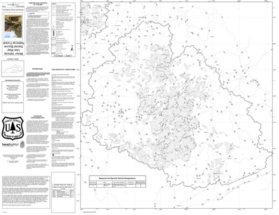 Motor Vehicle Use Map, MVUM, Redbird District, Daniel Boone National Forest Preview 1