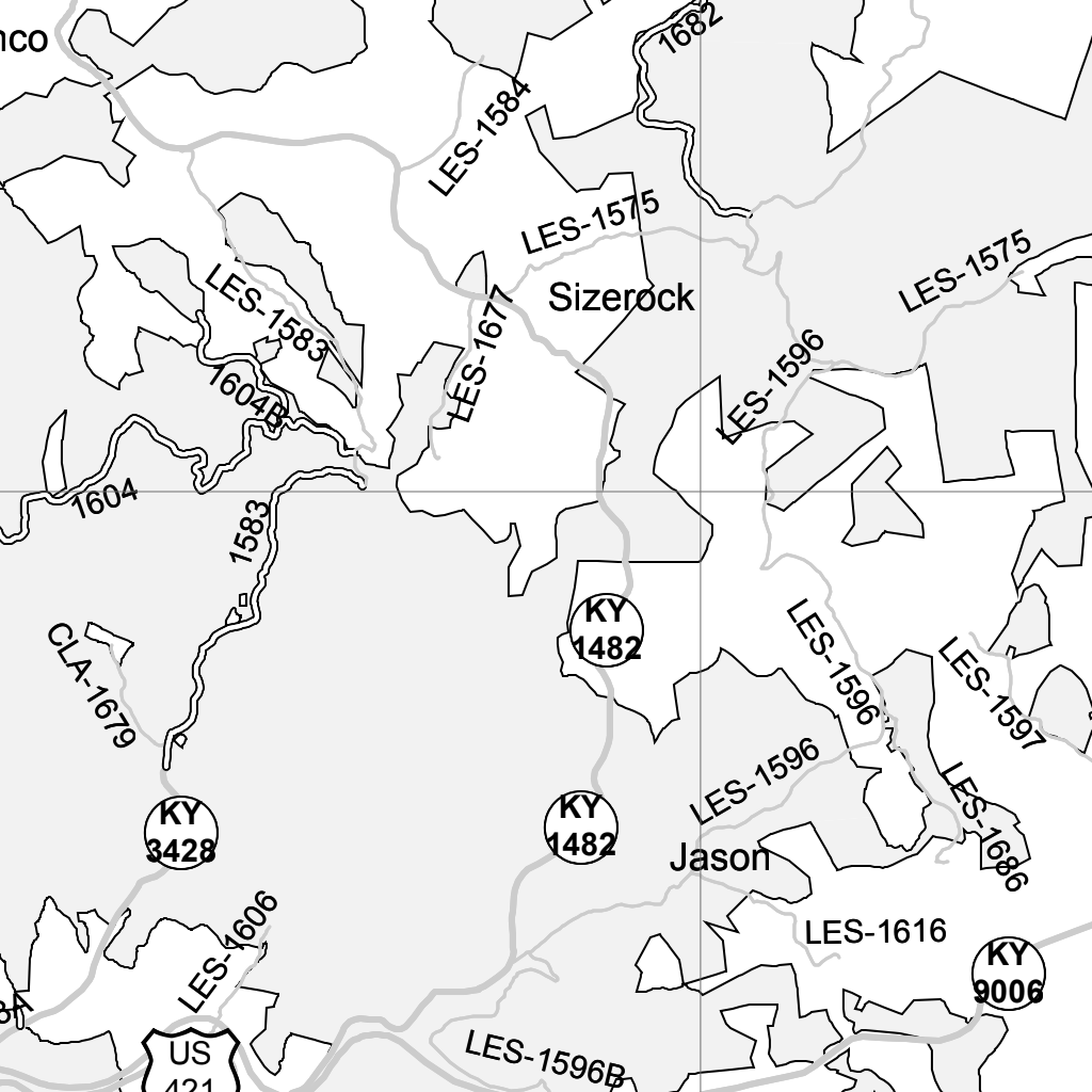 Motor Vehicle Use Map, MVUM, Redbird District, Daniel Boone National ...