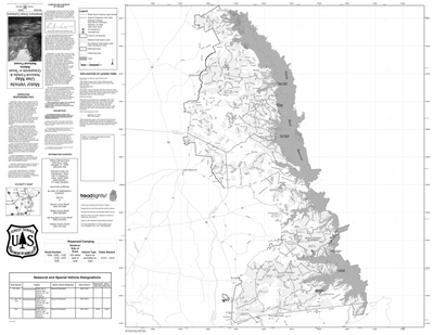 Motor Vehicle Use Map, MVUM, Sabine National Forest Preview 1
