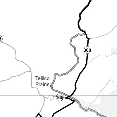 Motor Vehicle Use Map, MVUM, Tellico District, Cherokee National Forest Preview 2