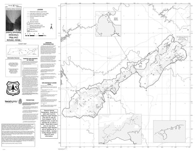 Motor Vehicle Use Map, MVUM, Unaka District, Cherokee National Forest Preview 1