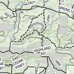 US Forest Service R8 MtMagazineRD Transportation digital map