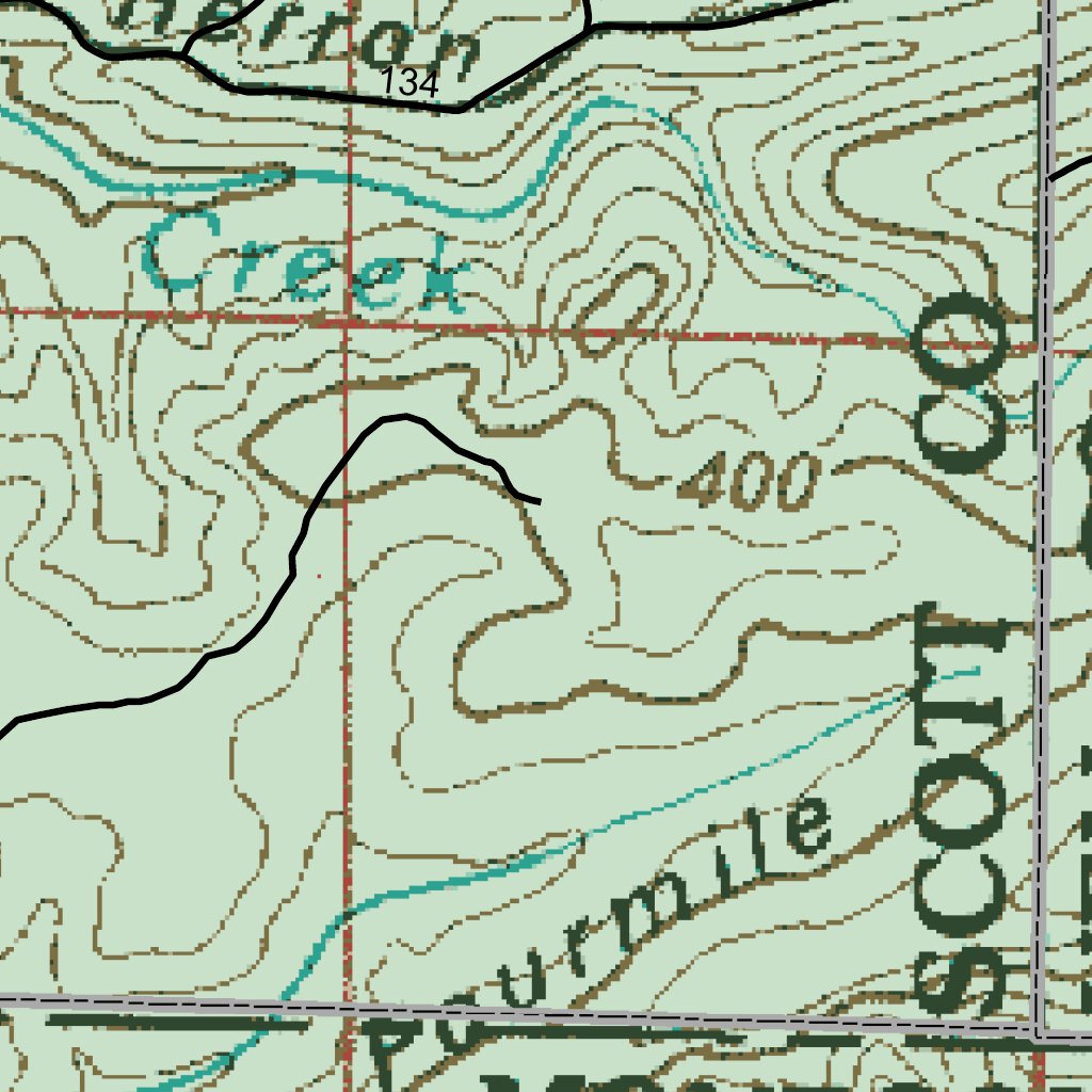 Muddy Creek WMA Ouachita National Forest Map by US Forest Service R8