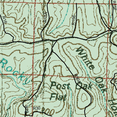 US Forest Service R8 Muddy Creek WMA - Ouachita National Forest digital map