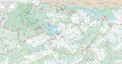 US Forest Service R8 Nantahala National Forest Cheoah District, Forest Visitor Map digital map