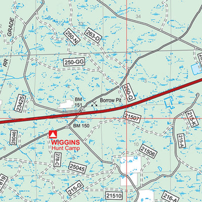 US Forest Service R8 Osceola National Forest Visitor Map digital map