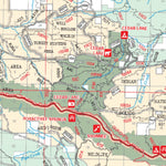 US Forest Service R8 Ouachita National Forest Visitor Map - West Side digital map
