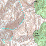 US Forest Service R8 Panthertown Trails Map, Nantahala National Forest digital map