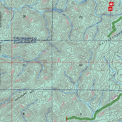 US Forest Service R8 Pinhoti Trail System Talladega National Forest digital map