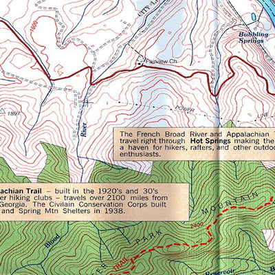 US Forest Service R8 Pisgah National Forest Harmon Den Area digital map