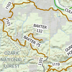 US Forest Service R8 Sylamore Ranger District, Ozark NF, Eclipse Path digital map