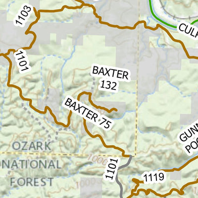 US Forest Service R8 Sylamore Ranger District, Ozark NF, Eclipse Path digital map