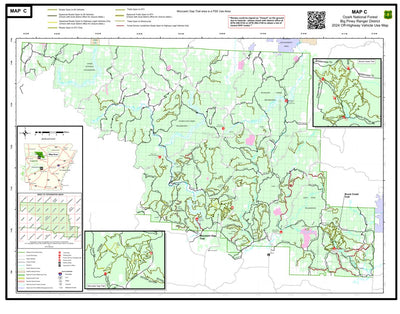 US Forest Service R8 Traveling the Backcountry, Ozark National Forest, Big Piney RD digital map