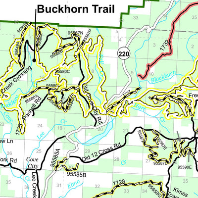 US Forest Service R8 Traveling the Backcountry, Ozark National Forest, Boston Mtn RD digital map