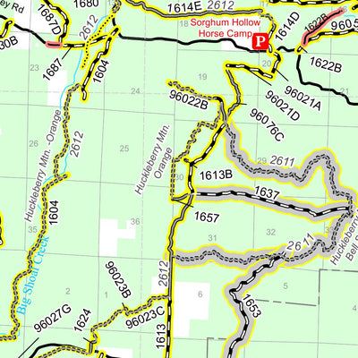 US Forest Service R8 Traveling the Backcountry, Ozark National Forest, Mt. Magazine RD digital map
