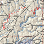 Allegheny NF Forest Visitor Map Preview 3