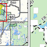 US Forest Service R9 Chequamegon Nicolet National Forest Minglewood Bike Route digital map
