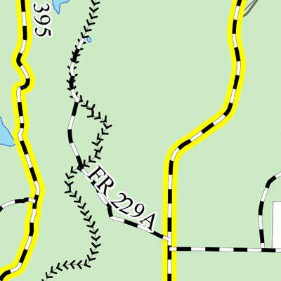 US Forest Service R9 Chequamegon Nicolet National Forest Shake Down Bike Route digital map