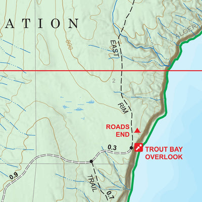 Grand Island National Recreation Area Forest Visitor Map Preview 2