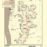 Green Mountain Finger Lakes NF MVUM - FINGER LAKES - Locator Index Map Preview 1