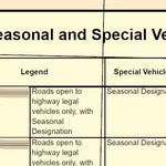 Green Mountain Finger Lakes NF MVUM - FINGER LAKES - Map 2 Preview 3